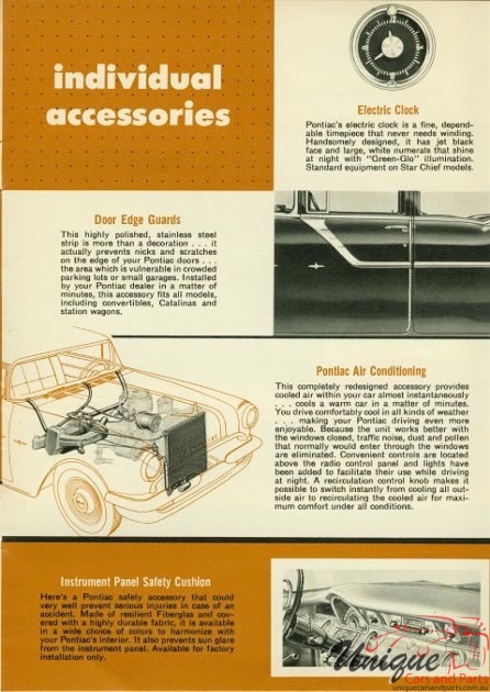 1955 Pontiac Accessories Brochure Page 8